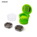 Epsilon Plastic Garlic Slicer Kitchen Chopper Grinder Presser manual mini fresh cutter garlic press