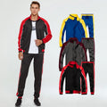 Tracksuits Outfits 2 Piece Jogger Fitness Set Custom Logo Sweat Jacket Jogger Pants Outfit Polyester Fall Spring Sport Tracksuit