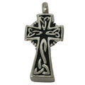 Celtic Cross Cremation Ash Keepsake Memorial Ash Cross Urn Stainless Steel Claddagh Pendant Holder Necklace Celtic Infinity love