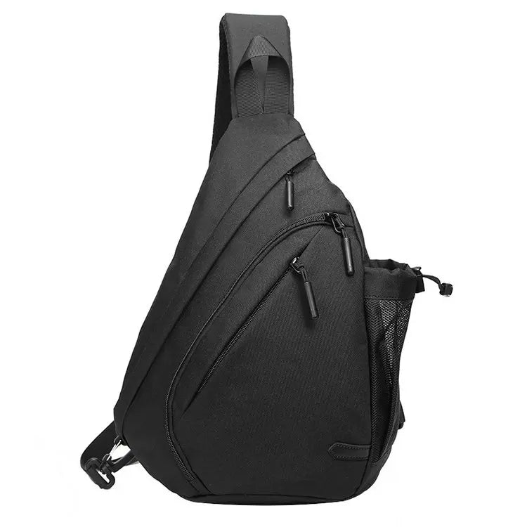 Large Capacity  Custom Oxford Sport Side Chest Sling Crossbody Luggage Travel Shoulder Messenger Bag for Men Women