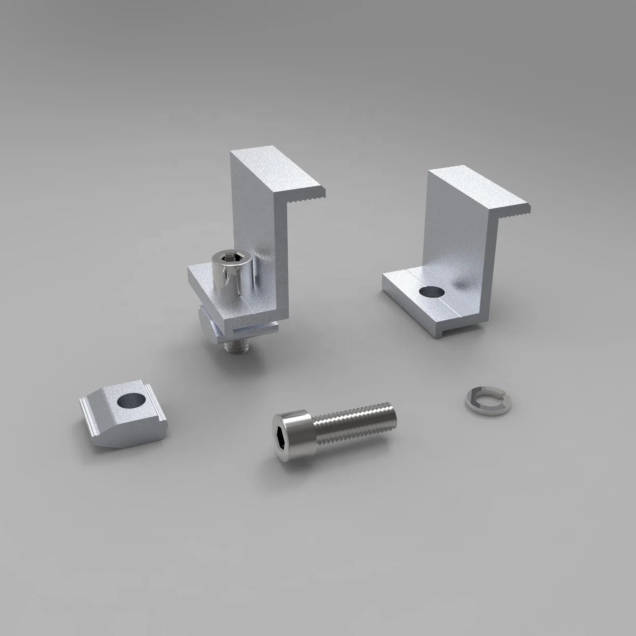 Wholesale Solar Accessories Aluminum Solar End Clamp