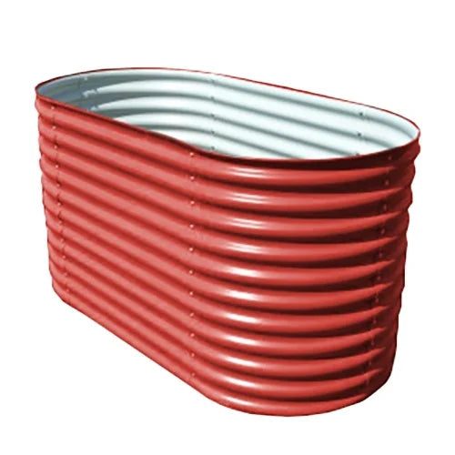 Modern Medium-Sized Steel Flower Pots Large Cylinder Planters Powder Coated Outdoor Garden Home Easy Transport Patio Restaurants