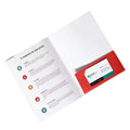 Wholesale Custom Logo A4 Paper File Folders Affordable Card Stock Presentation Folder with Pocket