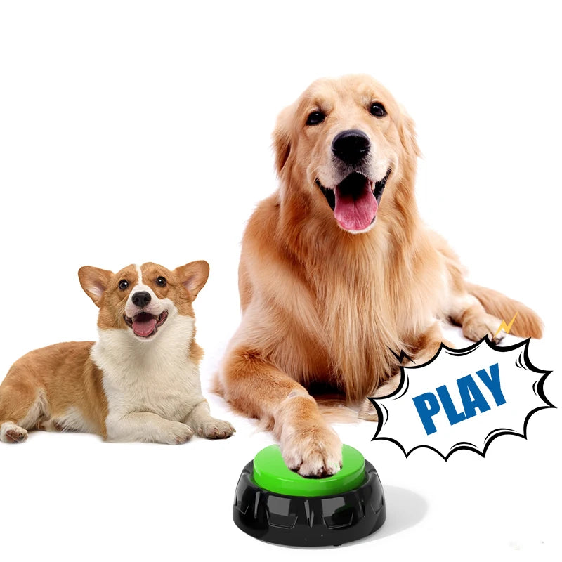 8 Color Voice Recording Button Pet Training Buzzer Dog Toys Talking Dog Buttons for Communication
