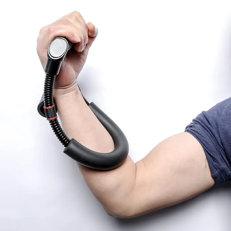 Home Fitness Strength Training Adjustable Hand Gripper with Steel & Foam Black/Silver for Arm Strength