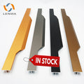 LENWA ALUMINIUM Ready in Stock Kitchen Cabinet Brass/Black Luxury Door Furniture Edge Handles