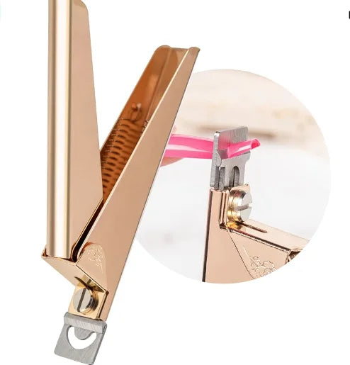 New Nail Clippers for Acrylic Nails Gold Premium Stainless Steel False Acrylic Nail Cutter Sharp Blade Nail Manicure