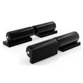 1 Pair Gate Hinge Heavy Duty Steel Barrel Door Swing Trailer Ramp Weld on Install Grease Zerk Fitting Welding Doors Gates Hinges