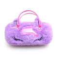 Unicorn Cute  Portable Children Plush Eyewear Woman 2022 New Cute Design Kids Eyeglass Custom Kids Sunglasses Case Matching Bag