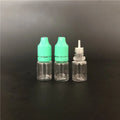 5ml PET Transparent Plastic Dropper Bottle with Tamperproof Screw Cap for Medicine & Liquid Custom Logo
