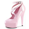 New 15 cm Thin Heel Super High Heel Model Show Elegant Fashion High Heels Club Women's Large Platform Shoes