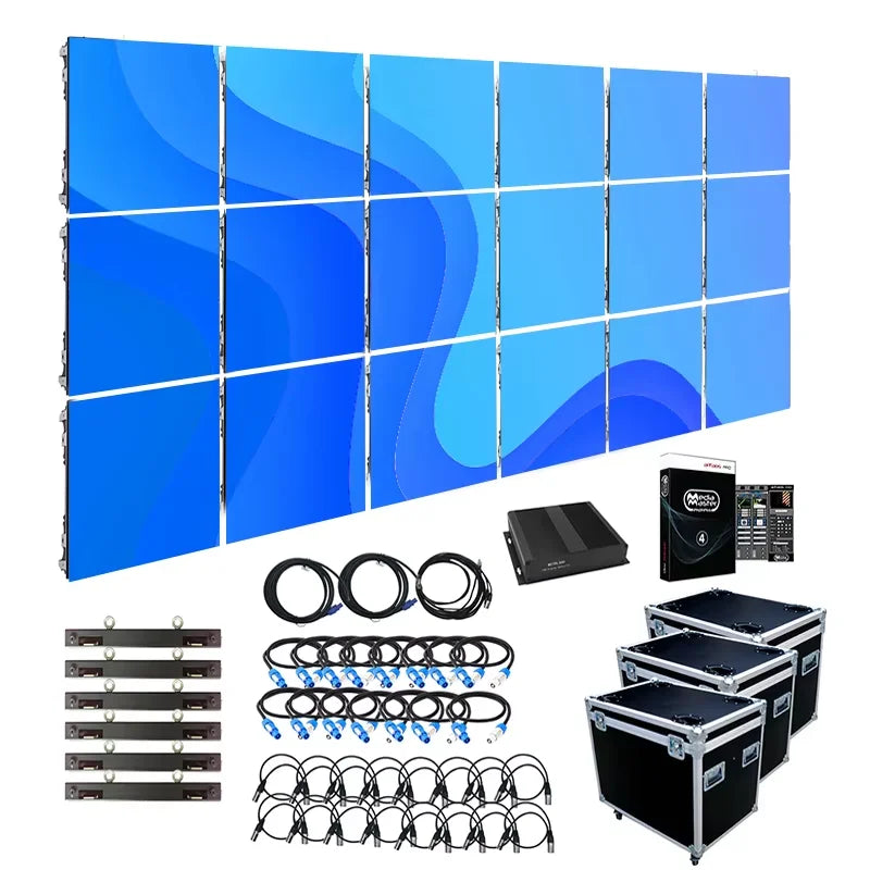 Customized HD Waterproof P2.6 P3.91 P4.81 LED Display Panel Screen for Indoor & Outdoor Rental for Exhibitions Stages & Concerts MegaBDM