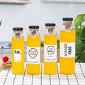 Wholesale 350ML Long Glass Bottle Multi-specification for Milk Tea Beverage Juice Enzyme for Champagne and Soda Use
