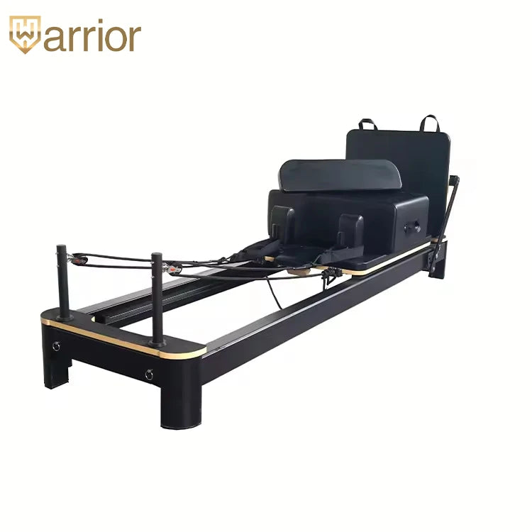 High End Commercial Studio Pilates Training Fitness Black Aluminum Pilates Reformer