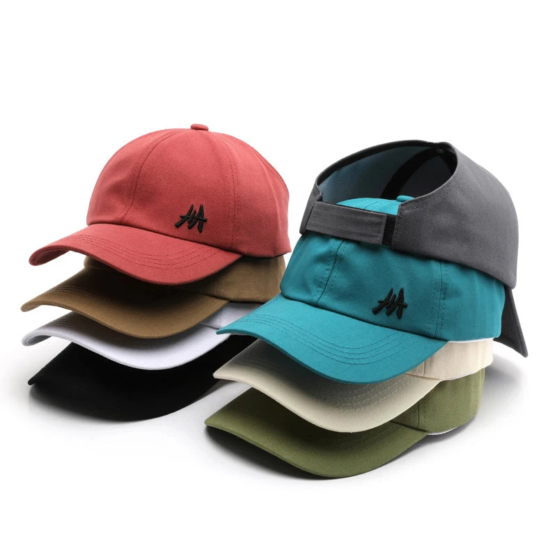 High Ponytail Styles Baseball Cap Magic Sticker Custom Fashion Baseball Cap Embroidered Outdoor Sports Cap for Woman