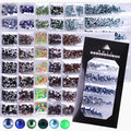 Bluk for Garment Decoration Accessories Lan Guang Wholesale Rhinestones Mix Sizes Color Flat Back Glass Opp Bag Picture 4 Bags