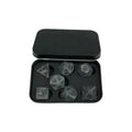 Factory Wholesale Premium Metal Mini Black Dungeons and Dragons Dice Box for Storage