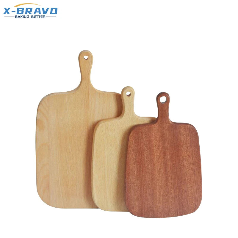 Japanese Beech Chopping Board Solid Wood Cutting  Household Bread  Sushi  Pizza Board Fruit Board