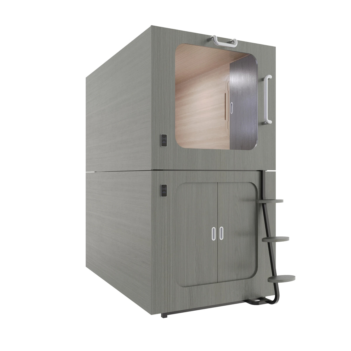 WE Mini Modern Design Soundproof Capsule Hotel Bed Comfortable Accommodation Option Wood Panel Factory-Supplied for Bedroom MegaBDM