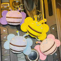Stuffed Animal Toys Plush Bee Keychain Bag Charm Pendant Kawaii Plushie Mini Plush Keychain Animal Little Bee Teacher's Day Gift