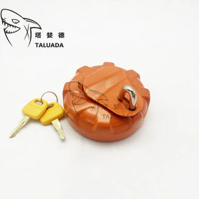 Heavy Duty Anti Theft Diesel Fuel Tank Cap Cover With Safety Lock Keys Excavator Spare Replacement Parts Suitable for DH200