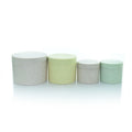 March Promotion Free Samples Wheat Straw Cosmetic Jar Biodegradable Double Layer Plastic Recyclable Containers With Gasket