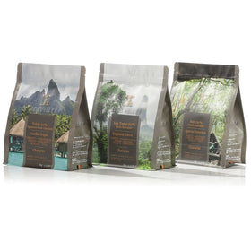 Custom Resealable Empty Flat Bottom Foil Plastic Food Tea Coffee Bean Mylar Ziplock Packaging Pouch Bags Valve Zipper Printing