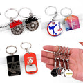 Wholesale Luxury Keychain Metal Keyring Key Ring Car Keychains Custom Metal Custom Logo Design for Souvenir Gifts