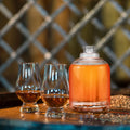Super Flint Glass Bottle Round Shape 500ml/750ml Cork Sealed Engraving Wine/Spirit/Sake/Gin/Vodka/Tequila/Brandy Bottle