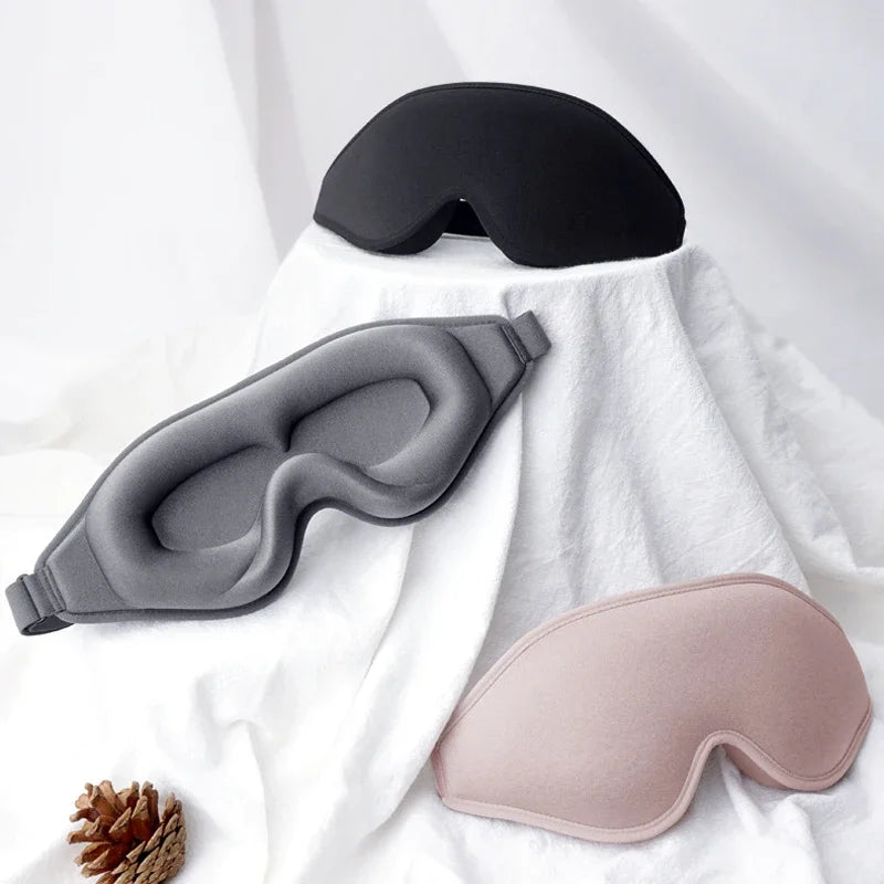 3D Sleeping Eye Mask for Night Travel Nap All-in-one Nose Wing Eye Cover Sleep Eyeshade Memory Foam Shading Eyes Patch Blindfold