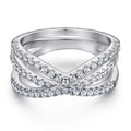 Simple Designs Woman Eternity Ring 925 Sterling Silver Jewelry Micro Pave Zircon 18k Wedding Gold Rings