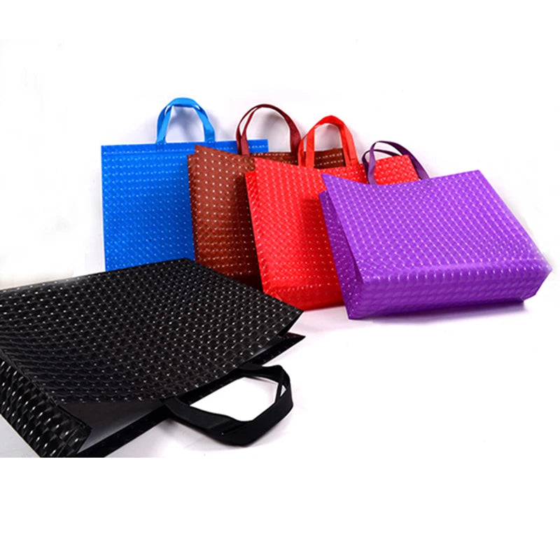 Cat Eye Non Woven Shopping Bags Stock Designer Shiny Tote Bag Packing M Size Reusable Market Shopping Bag
