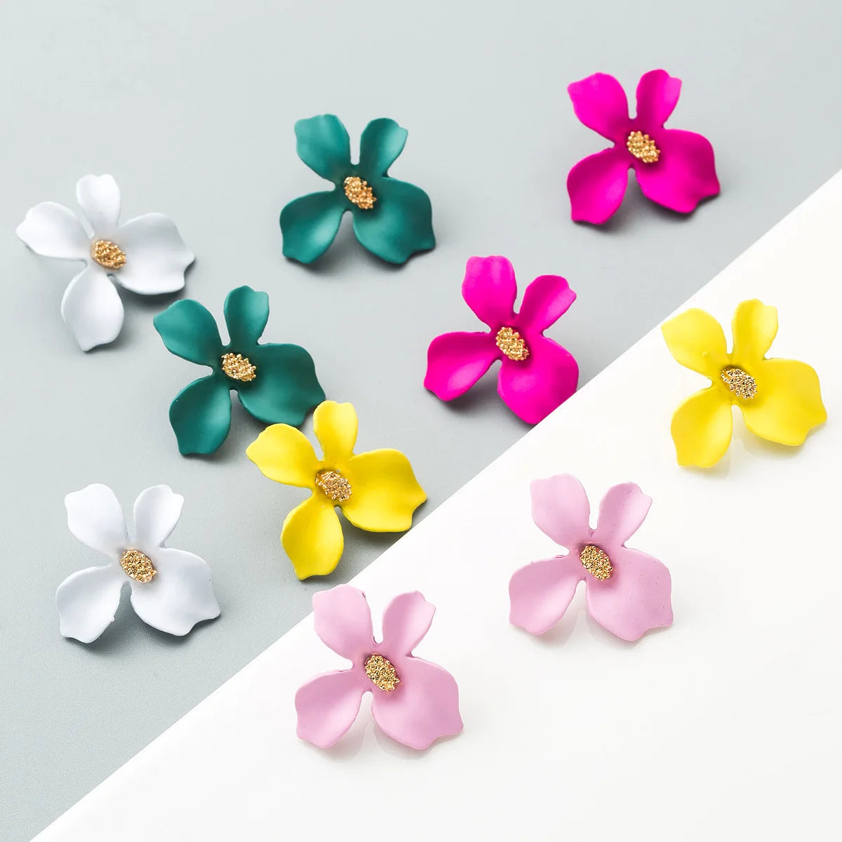 2024 Ins Hot Sales Cute Summer Flower Earring Hawaiian Jewelry Boho Earrings for Women