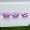 Pear Shape 3x2mm ~ 7x5mm Good Quality Natural Precious Faceted Gemstone Jewelry Supplier Wholesale Stone Natural Pink Sapphire