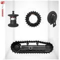 B37 Mini Excavator Undercarriage Parts Bottom Track Roller Idler Chain Sprocket Top Carrier Roller for Yanmar B37V Digger
