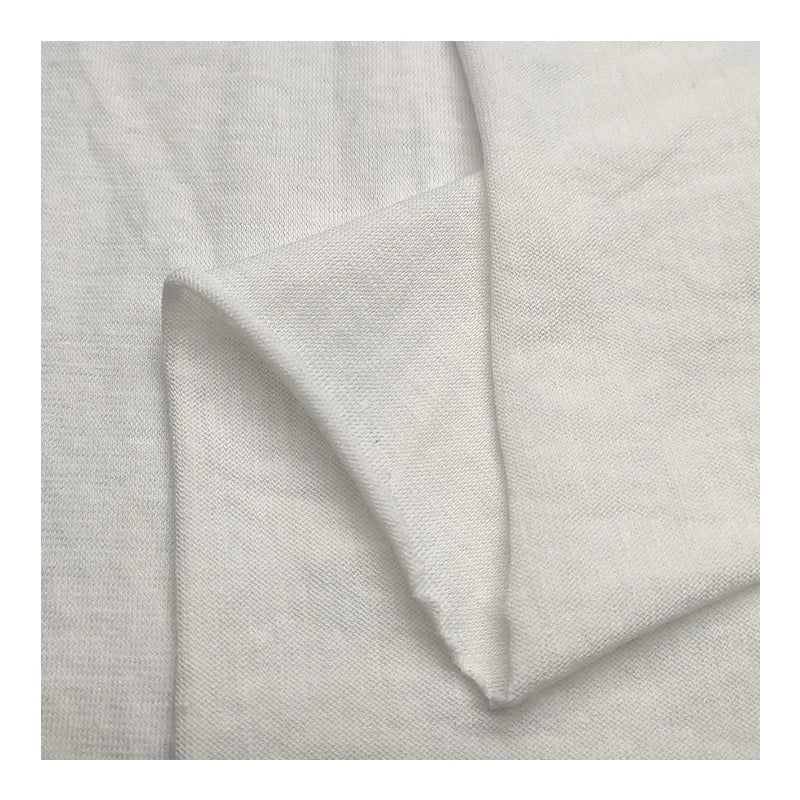 22014-Wholesale 130 Gsm Hemp Cotton Single Jersey Fabric 70% Cotton 30% Hemp Fabric for T-shirt