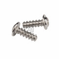 304 Stainless Steel Self-tapping Screw with Pad Cross Round Head with Flat Tail Stainless Steel Screw 2.0-3.0