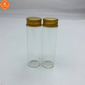 30ml 37ml 47ml 50ml Stocked Clear Glass Test Tube With Twist Caps for Flower Herbs Spice