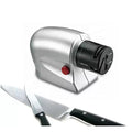 Multifunctional Electric Knife Sharpener Kitchen Rotating Motorized Sharpener Tool Manual Sharpener