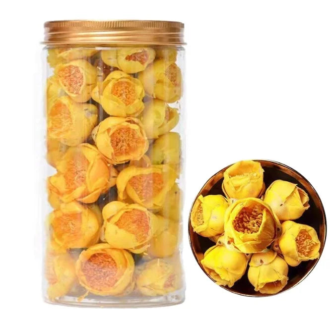 50g/tin China 100% Pure Yellow Color Dried Golden Camellia Flower Tea