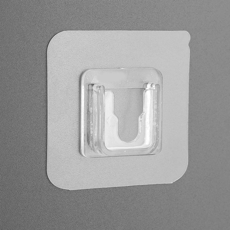 Hot Sale Transparent Single Sided Adhesive Wall Hooks Self Adhesive Hooks Wall Adhesive Hook for Home Use
