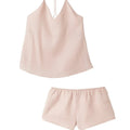 2024 Fashion for Woman Sleeveless Nightgown Singlet Linen Shorts Set Flax Pure Linen Pajamas