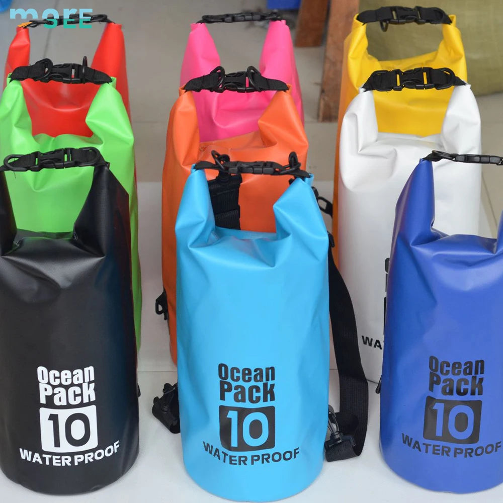 SeeMore Selection Kayaking Rafting Boating Swimming Camping Hiking Beach 10L Fishing Waterproof Dry Bag Backpack