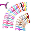 Colorful Stainless Steel Custom Logo Rose Gold Anti-Magnetic Precision False Eyelash Extension Tweezer Eyelash Applicator