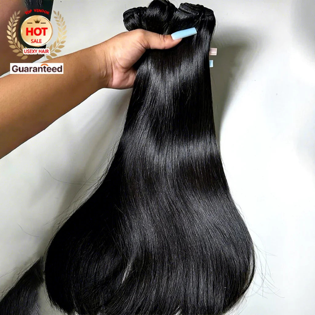 Cheap Raw Vietnamese Hair Bundles Straight Cuticle Aligned Human Hair Bundles Human Hair Wholesale Double Weft Bundles Vendors
