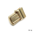 Metal Handbag Lock Light Gold Bag Press Lock Clasp Purse Closure Twist Lock