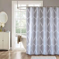 Wholesale Eco-Friendly Polyester Customized Printing Waterproof Shower Curtain Set for Bathroom