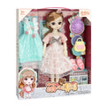 Zhiqu Toys Meiqi Cute Heart Qi Lighting Girl Doll Set Plastic Wholesale for Birthday Party and Happy Fitting Room