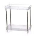 Bathroom Rack 2-Layer Toiletries Acrylic Cosmetic Storage Container Desktop Storage Rack