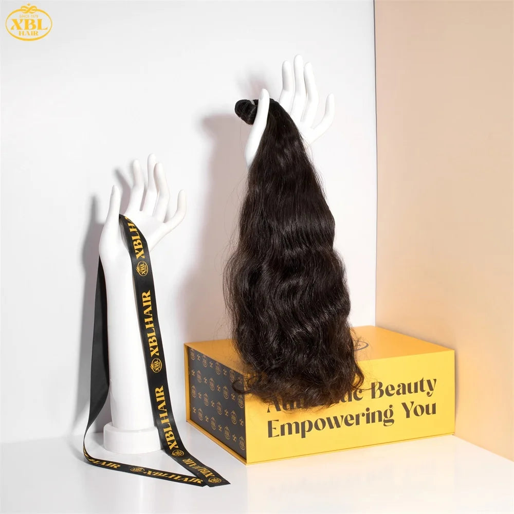 XBL 100% Natural Burmese Curly Wave Hair Free Shipping USA Next Day Ship Wet Wavy Bulk Unprocessed Raw Human Hair Bundles Deals